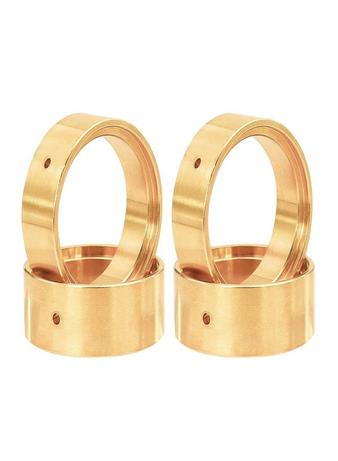 FACCNOY 4pcs Heavy Brass Counterweight Wheel Hub Wheel Ring Clamp Rings for FMS 1/24 Power Wagon FCX24 RC Crawler Car Model Upgrade Part - Image 1